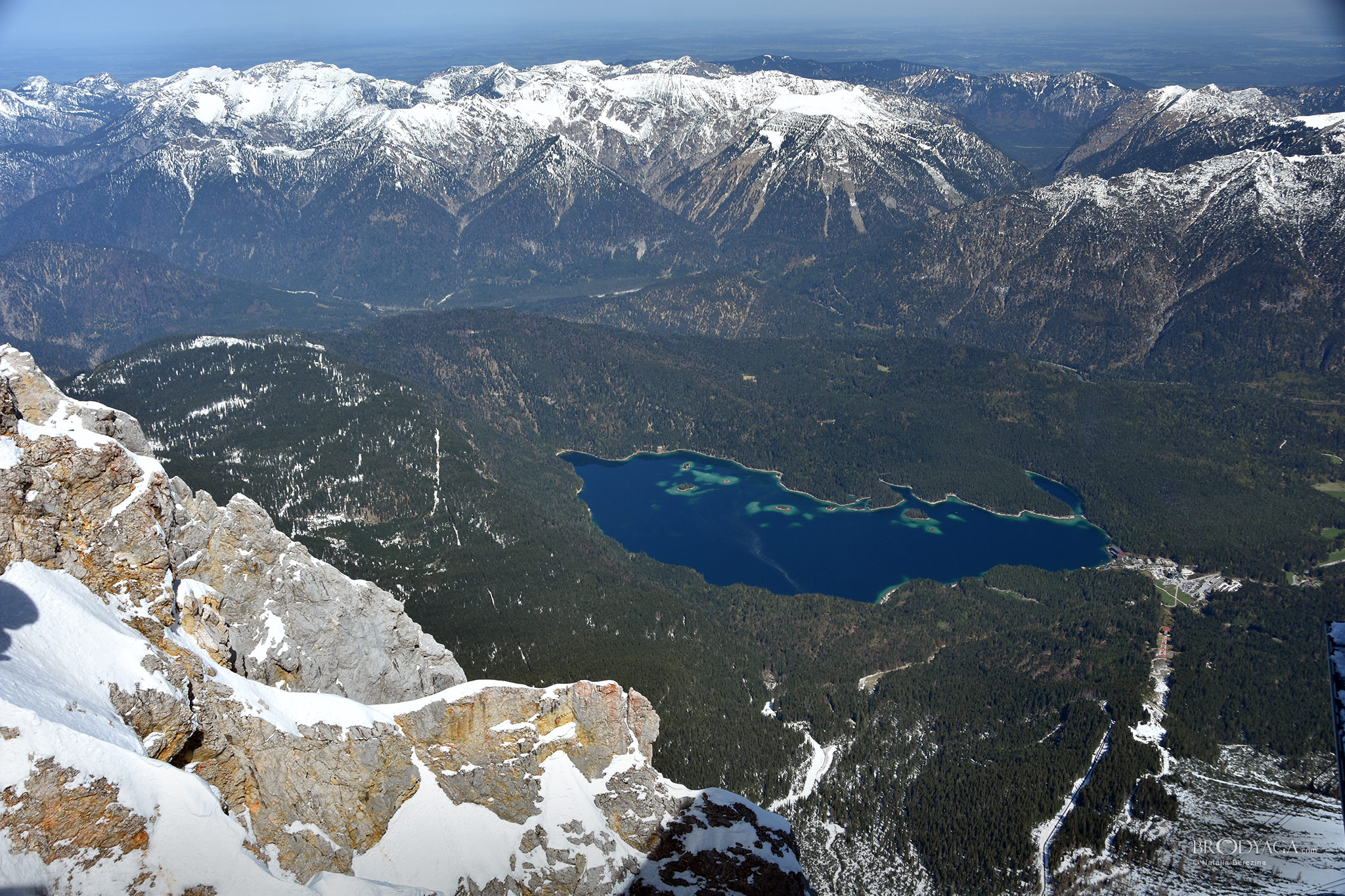 Eibsee, Zugspitze